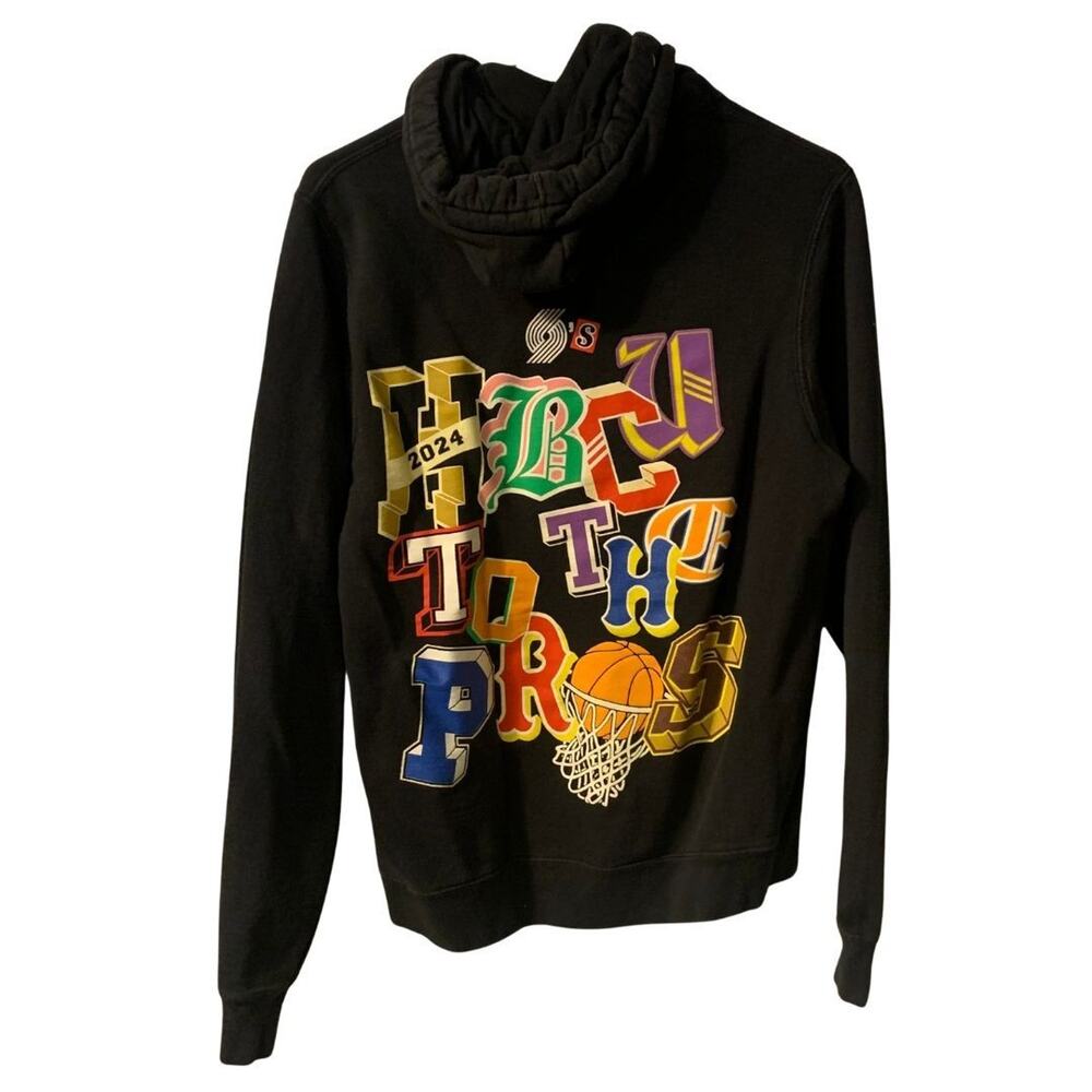 Portland Trail Blazers Women's HBCU to the Pros Hoodie Size S Black 2024 NBA